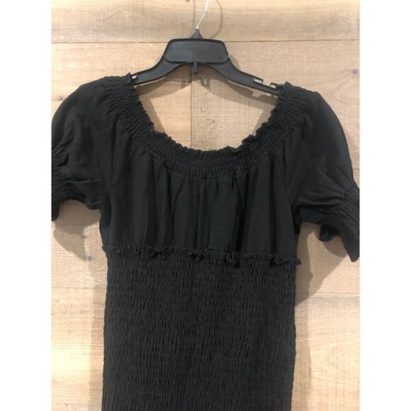 VICI off the shoulders black mini dress size M - Picture 3 of 5